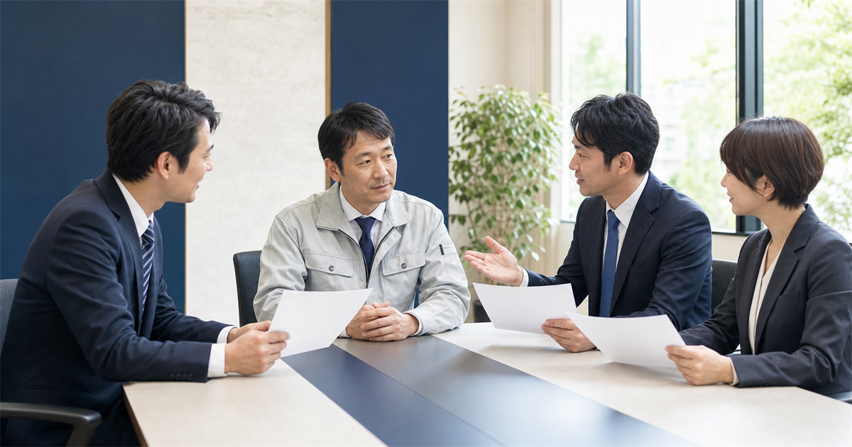 行政書士・税理士・M&A仲介など複数の専門家に相談する経営者